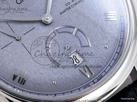 1230 Trendsetting De Ville Power Reserve SS MKF 1:1 Best Edition Blue Textured Dial on Black Leather Strap A 7742